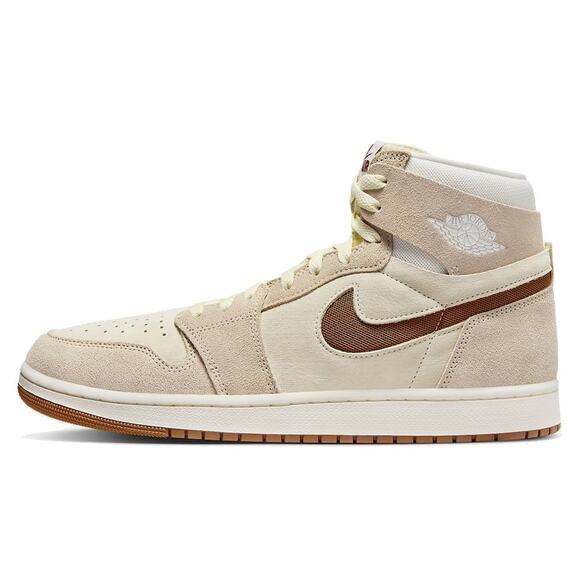 NWT Nike Air Jordan 1 Zoom CMFT 2 Men’s Shoes Sail/Legend Medium Brown Size 13 main image 5